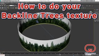 Learn to use and create the Backline Trees texture  3dsMax [upl. by Yllib]