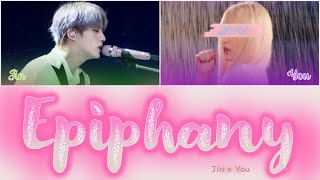 2 members karaoke Epiphany  BTS 방탄소년단 8th member ver Color coded lyricsHanRom [upl. by Calisa]