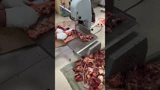 Fully Automatic Bone Saw meat cutting machaine cuttingmachine meatcutter meatlovers meat food [upl. by Elisha]