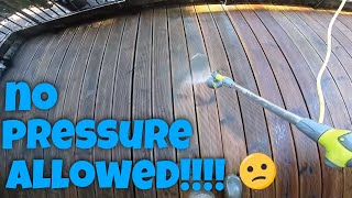 Effectively Cleaning Wooden Decking Without Pressure Washing Using Sodium Percarbonate [upl. by Eskill938]