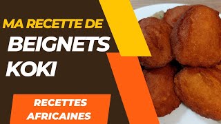 Beignet Koki cameroun recette  beignet dharicot blanc koki beignets [upl. by Quennie]