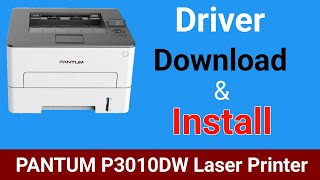 How to Download and Install Pantum p3010p printer driver [upl. by Trista993]