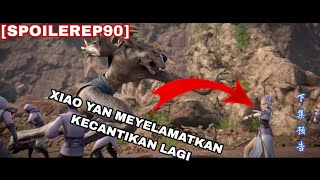 Xiao Yan Menyelamatkan Han Xue  Battle Through The Heavens Season 5 Episode 90 Indo English Sub [upl. by Ahsenak]