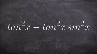 Factoring out a GCF in a trig identity [upl. by Turk951]