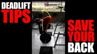 SAVE YOUR BACK  Proper DEADLIFT Technique  Ask EricWongMMA [upl. by Odel]