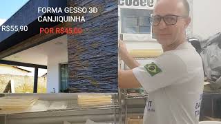 QUAL A MELHOR PLACA DE GESSO 3D PARA USAR NA FACHADA [upl. by Auburta]