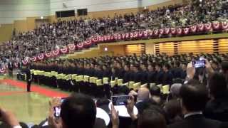 2013 防衛大学校 第５７期生 卒業式 帽子投げ 20130317 [upl. by Fredrika]