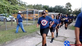 John Ehret Marching Band Marching Out vs LBLandry 2024 [upl. by Thea399]