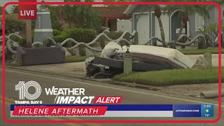 Hurricane Helene aftermath in Pasco County [upl. by Yssis]