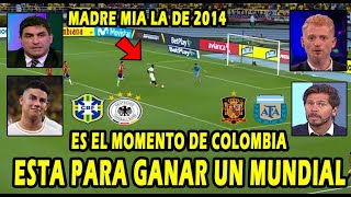 PRENSA ARGENTINA LOCOS¡¡ UNA DELICIA VER A COLOMBIA LISTA PARA MUNDIAL CON JAMES Y DURAN [upl. by Madelon231]