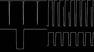 Jochen Hippel  RSI Theme  Amiga 1989  4channel oscilloscope [upl. by Paluas]