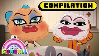 Gumballs Funniest Random Moments  One Hour Compilation  Gumball Cartoon Network [upl. by Shana]