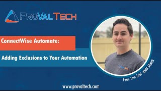 ConnectWise Automate Adding Exclusions to Your Automation [upl. by Ten]