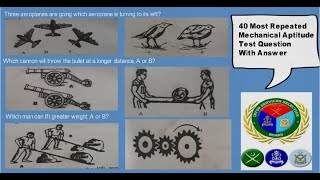 mechanical aptitude test in issb  40 Repeated Questions with Answers  Part02 [upl. by Panayiotis]