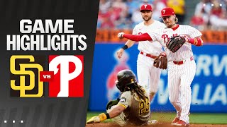 Padres vs Phillies Game Highlights 61724  MLB Highlights [upl. by Nicholas]