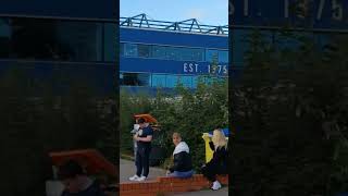 Walsall fans arriving at St Andrews Knighthead Park for the game with Birmingham City [upl. by Orton610]