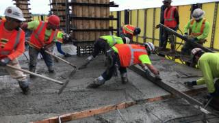 Highrise Concrete Pour in Seattle [upl. by Vevine544]