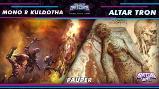 MTG PAUPER  Mono R Kuldotha vs Altar Tron  LPMartesana [upl. by Lyndsie25]