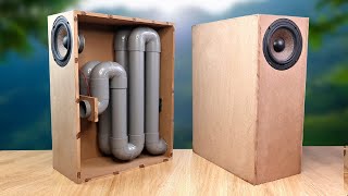 DIY Very Powerful Subwoofer with PVC pipe  powerful bass [upl. by Maryanna]