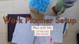 Work Planner Setup for October 2024  Plan with Me [upl. by Alastair745]