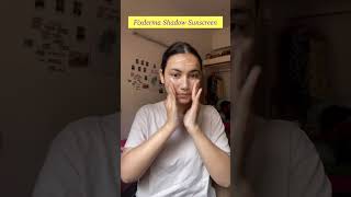 Fixderma Shadow Sunscreen spf 30 gel review sunscreen shorts affordable youtubeshorts [upl. by Lotson]