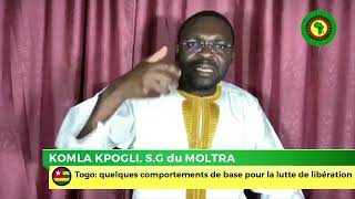 Togo 10ème loi de la lutte de libération Sortir de la peur et des proverbes qui la maintiennent [upl. by Coopersmith]