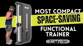 The Space Saving Cable Machine Your Home Gym Needs GetRXd Compact Functional Trainer Review [upl. by Gnohp]