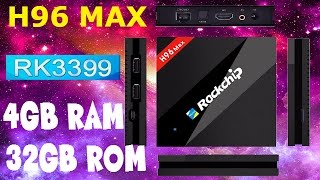 NEW H96 MAX RK3399 4GB RAM 32GB ROM Android 60 TV Box [upl. by Onateyac]