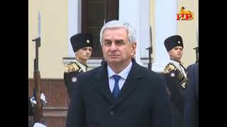 2017 Abkhazia Anthem and South Ossetia Anthem  Rauls First State Visit on 27th November 2017 [upl. by Nedi]