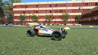 Can Tamiya Egress2013 handle 135T Outlaw Brushless on Astroturf [upl. by Eahs782]