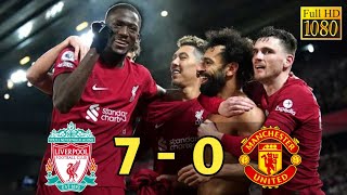 Liverpool vs Manchester United 7  0 Highlight I 2023 [upl. by Loria487]