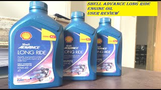 Shell Advance Long Ride  User Review  FullySynthetic Engine Oil  Bangla review  StreetSoul [upl. by Derte]