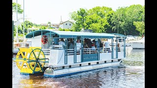 Paddle Pub Patchogue Long Island NY  The Ultimate Cycle Boat Party [upl. by Fanning]