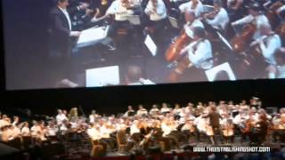 The Establishing Shot THE TITANIC 3D WORLD PREMIERE AT THE ROYAL ALBERT HALL WITH JAMES HORNER [upl. by Massey]