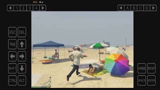 GTA 5 Android Gameplay winlator highest settings 4950 fps [upl. by Nidraj235]