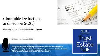 Charitable Deductions and Section 642c [upl. by Shannon]