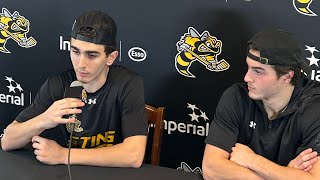 Sarnia Sting Post Game Press Conference [upl. by Rico]