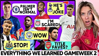 What We Learned From Each Big PL Club After Gameweek 2 [upl. by Adniral]