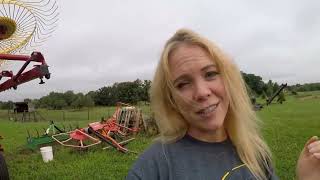 New Holland Procart 1022 Review  How I mangled the Rake [upl. by Adelice]