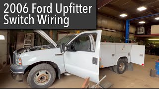 2006 F350 superduty upfitter switch wiring [upl. by Bahner319]