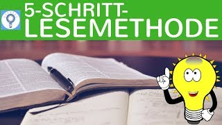 Tipps für schnelles amp effektives Lesen amp Verstehen  5GangLesemethode  Lesestrategie [upl. by Jobyna]