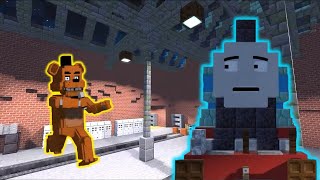 Thomas VS Freddy in Minecraft  FNAF Meme Animation [upl. by Hanas]