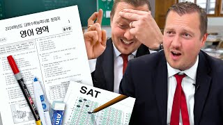 British Headmaster tries Korea’s Infamous English SAT [upl. by Vergne]