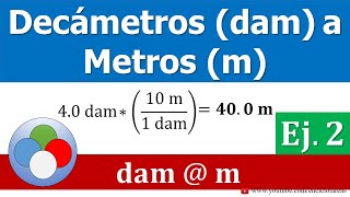 DECAMETROS A METROS dam a m  Parte 2 [upl. by Groh]