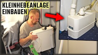 KLEINHEBEANLAGE EINBAUEN  Abwasserhebeanlage tauschen  Home Build Solution [upl. by Patterman]