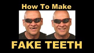 How to Make Fake Teeth with Thermal Plastic Fitting Beads [upl. by Voe]