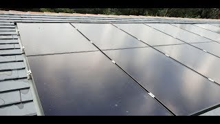 IMPIANTO FOTOVOLTAICO TOTAL BLACK su tetto in ardesia VALUTAZIONE e REENDIMENTO a Recco GE [upl. by Drol]