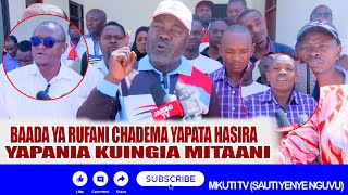 BAADA YA RUFANI CHADEMA WAPATA HASIRAYAPANIA KUINGIA MITAANI [upl. by Eachern]