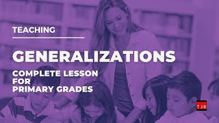 Classroom Resource for Teaching Generalizations [upl. by Sac]