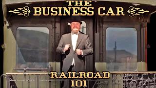 PEAK LUXURY OF THE PAST  The Business Car  Railroad 101 [upl. by Ahsial]